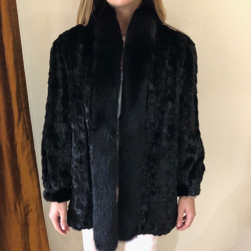 Black Original Mink Coat